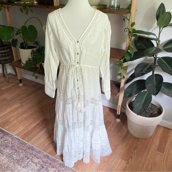 Veronica Beard White Midi Dress - Picture 6 of 11